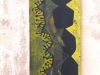 ohne Titel VIII, 2008, Acryl/Leinwand, 160x50